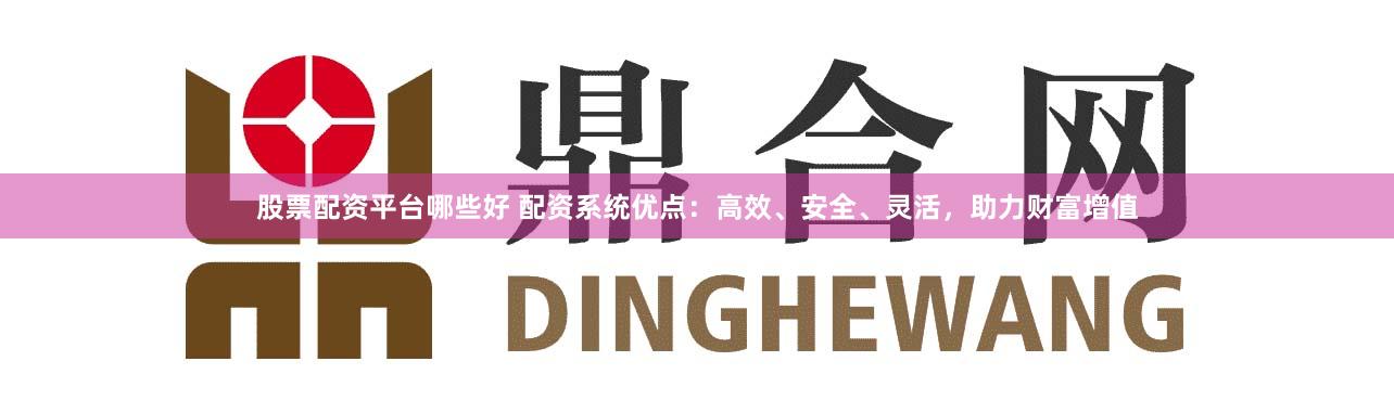 股票配资平台哪些好 配资系统优点：高效、安全、灵活，助力财富增值